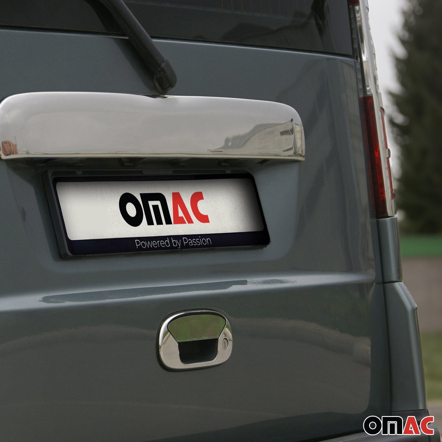 Heckklappe Kofferraumöffner Griff für Fiat Doblo 2000-2010 Edelstahl Chrom 2tlg