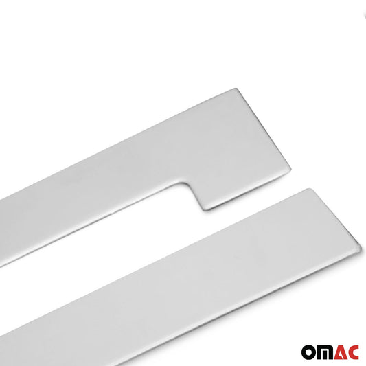 Ornamente laterale uși, benzi uși, benzi de protecție uși pentru Fiat Doblo 2010-2021, cromat mat