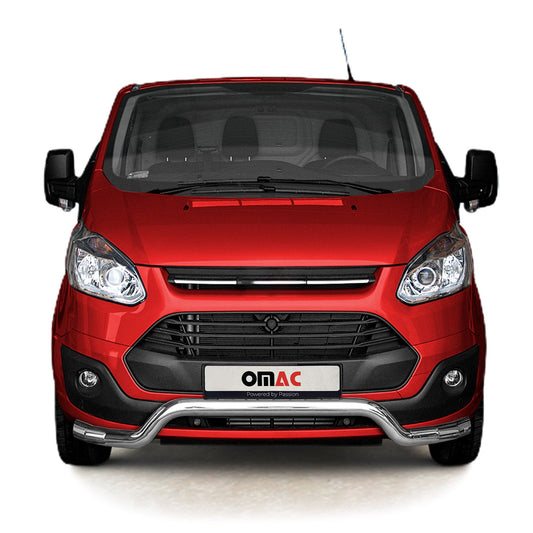 Bară de protecție față, bară de protecție față pentru Ford Transit Custom 2012-2018, omologată ABE, argintie
