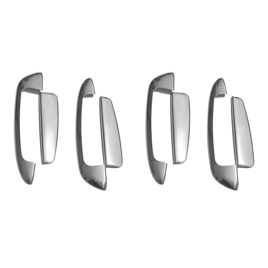 Türgriff Blende Türgriffkappen für Fiat Punto Evo 2008-2012 Edelstahl Silber 8x