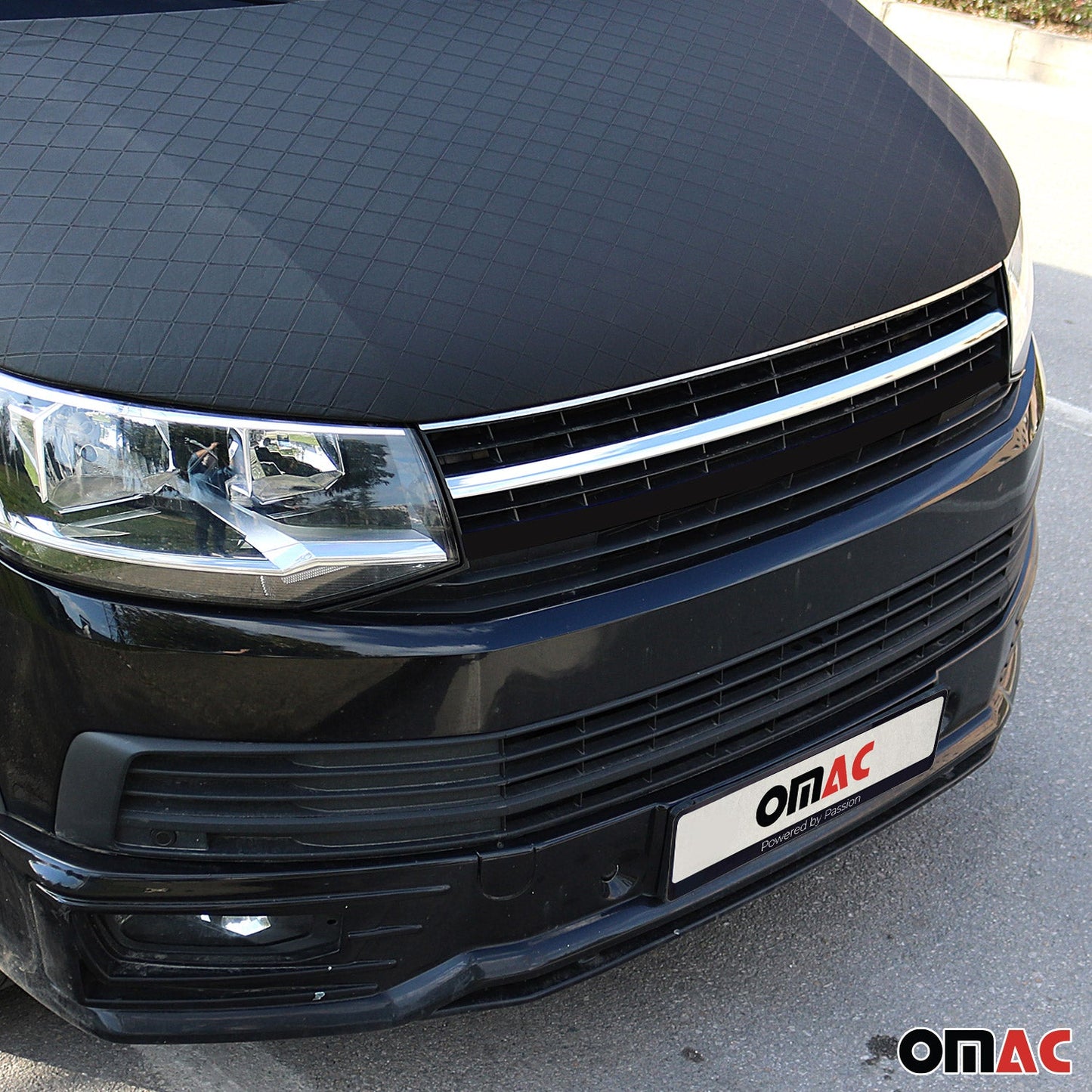 Kühlergrill Leisten Grillleisten für VW T6 Transporter 2015-2019 Edelstahl Grün