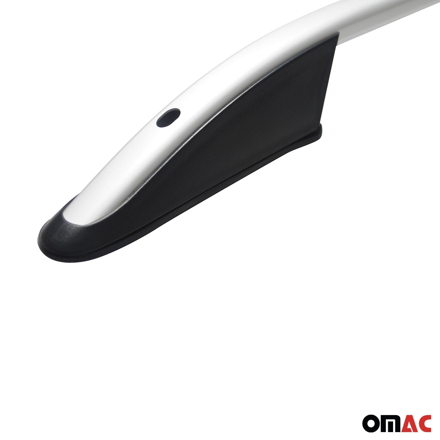 Bare de plafon/portbagaj plafon pentru Renault Kangoo 2008-2024 L2 lungi, gri aluminiu