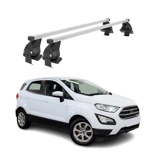 Menabo Dachträger Grundtäger für Ford Ecosport 2017-2023 FL 50kg Stahl Silber 2x