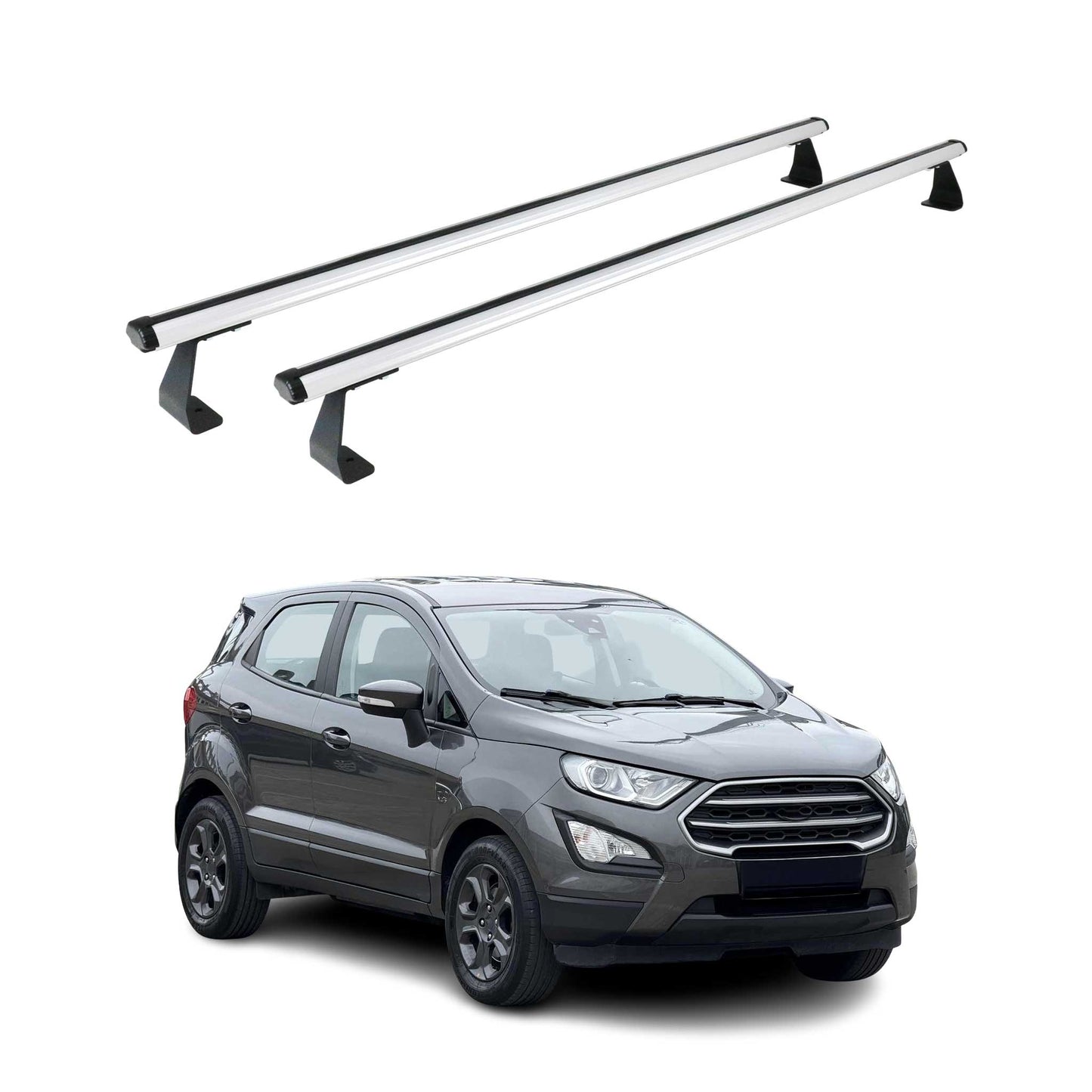 Dachträger Grundtäger für Honda CR-V mk5 2017-2022 75kg Aluminium Silber 2 tlg