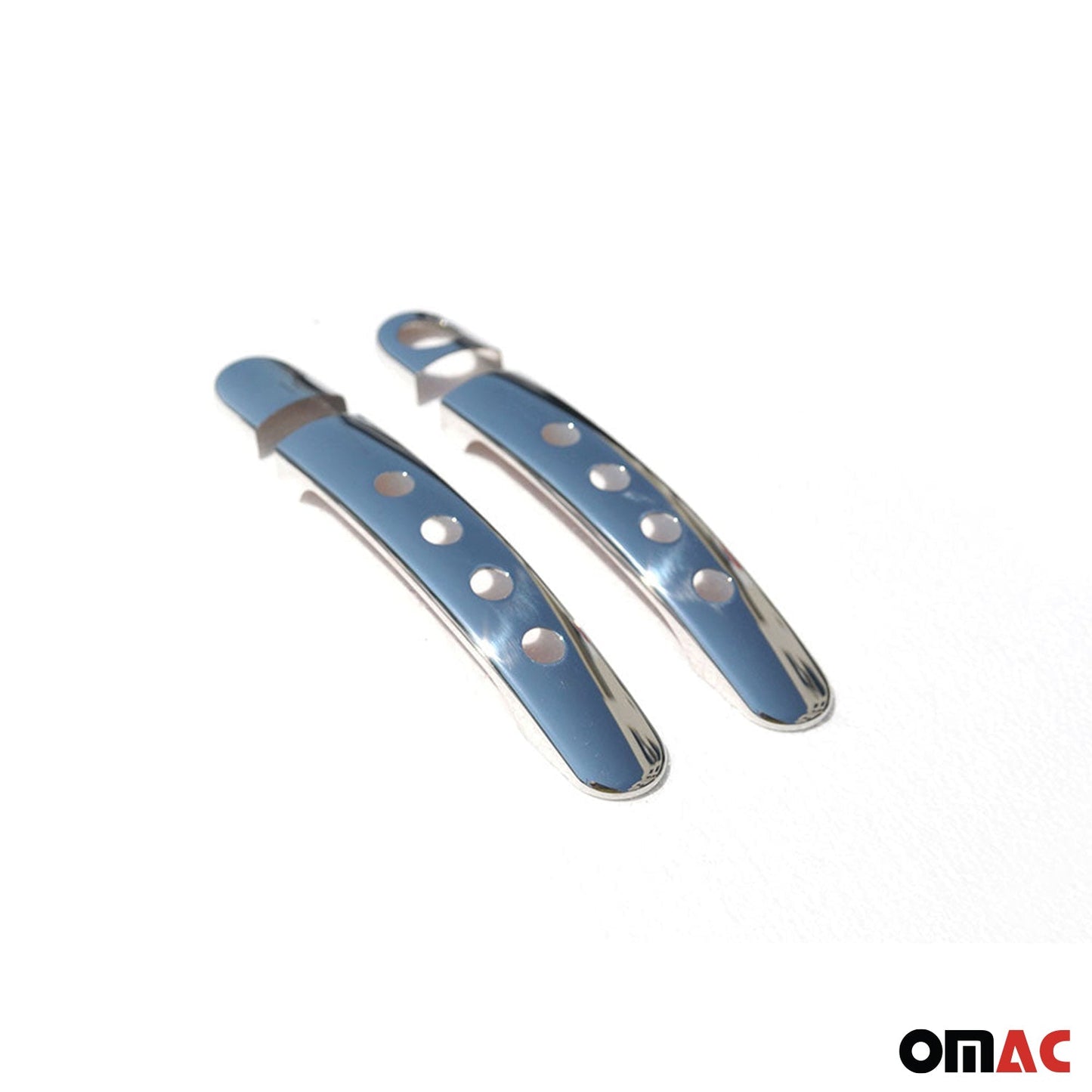 Ornamente mâner ușă, capace mâner ușă pentru Audi TT 1998-2014 2 uși, oțel inoxidabil, argintiu, set 2 piese