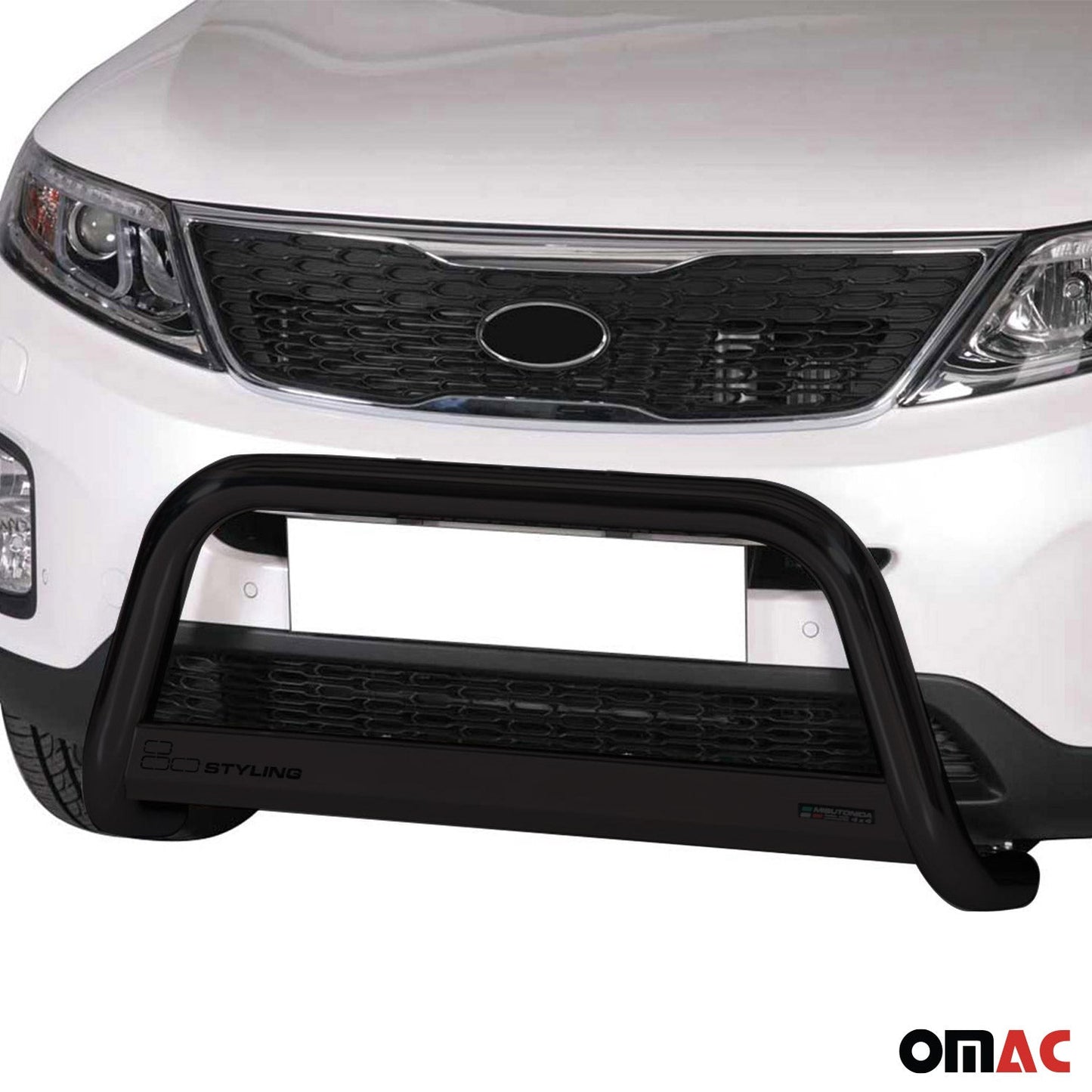 Bară de protecție/buton față pentru Kia Sorento 2012-2015 ø63mm oțel negru protecție