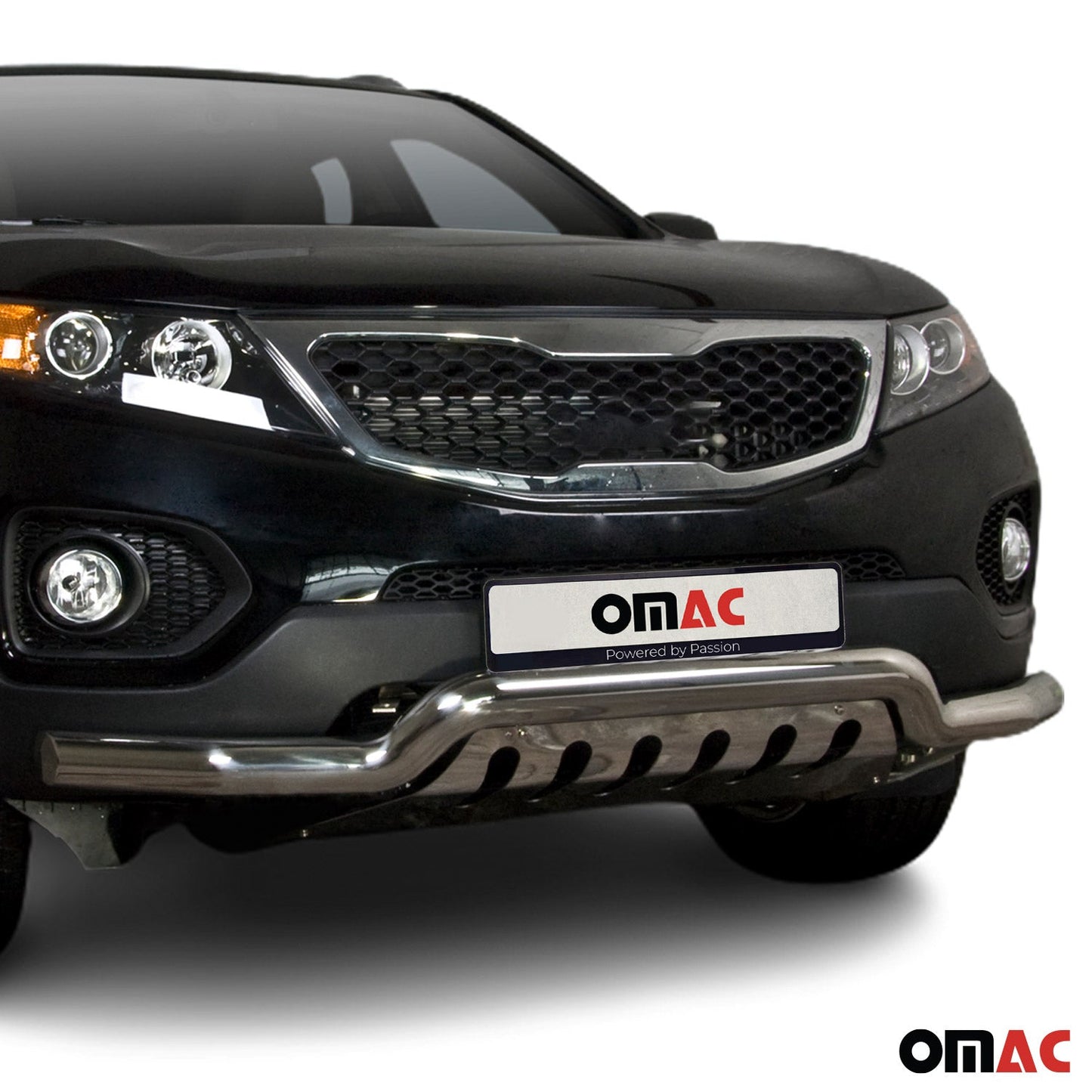 Edelstahl Frontschutzbügel für Kia Sorento 2010-2012 mit ABE Silber Rammschutz