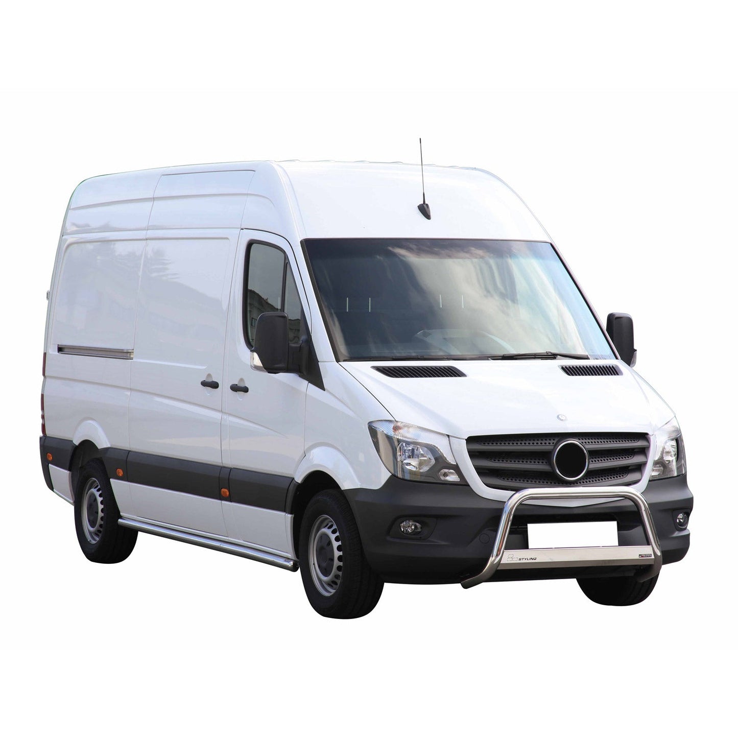 Edelstahl Frontbügel Frontschutzbügel für Mercedes Sprinter 2013-18 Silver 63mm