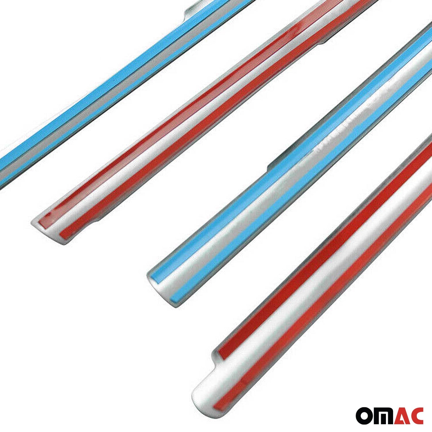 Benzi decorative pentru geamuri VW Jetta 2005-2010, oțel inoxidabil cromat, 4 bucăți