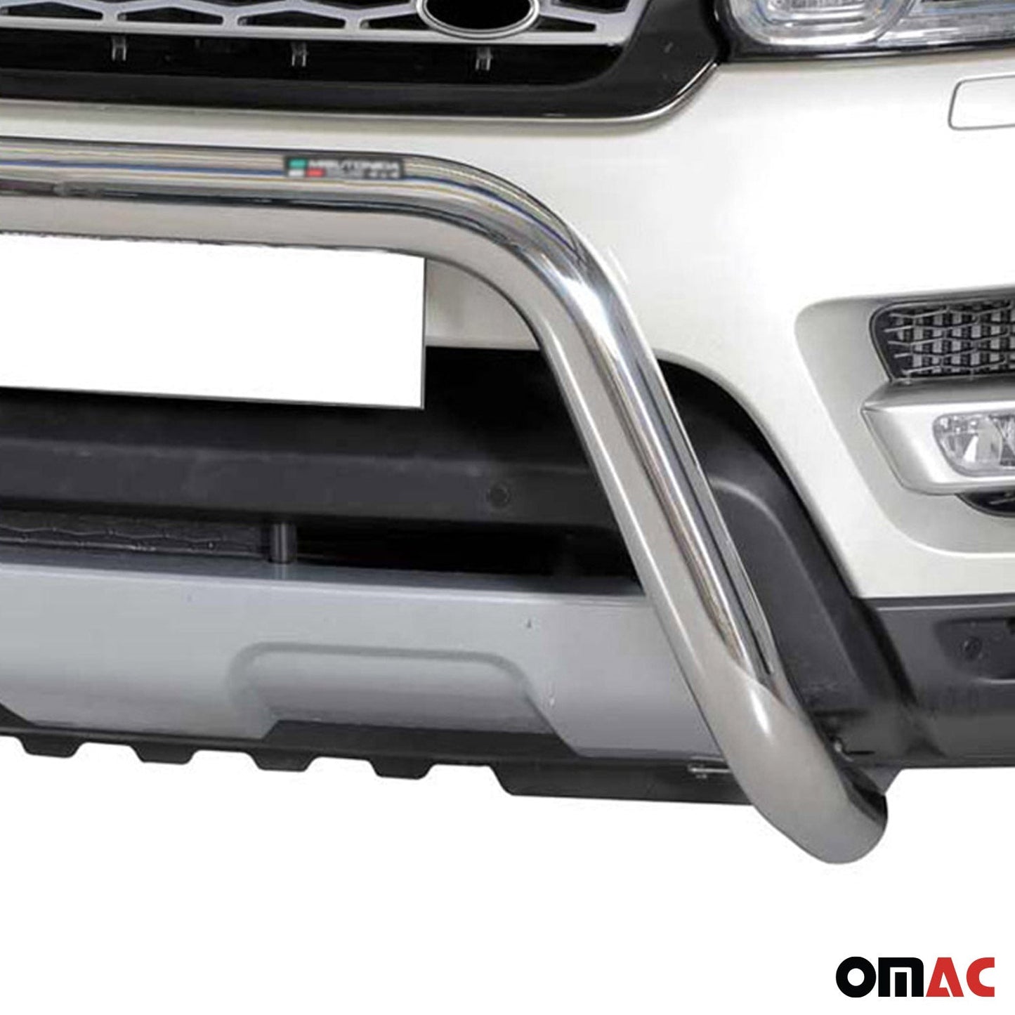 Bară de protecție/buton față pentru Range Rover Sport 2014-2017, ø76mm, oțel, argintiu