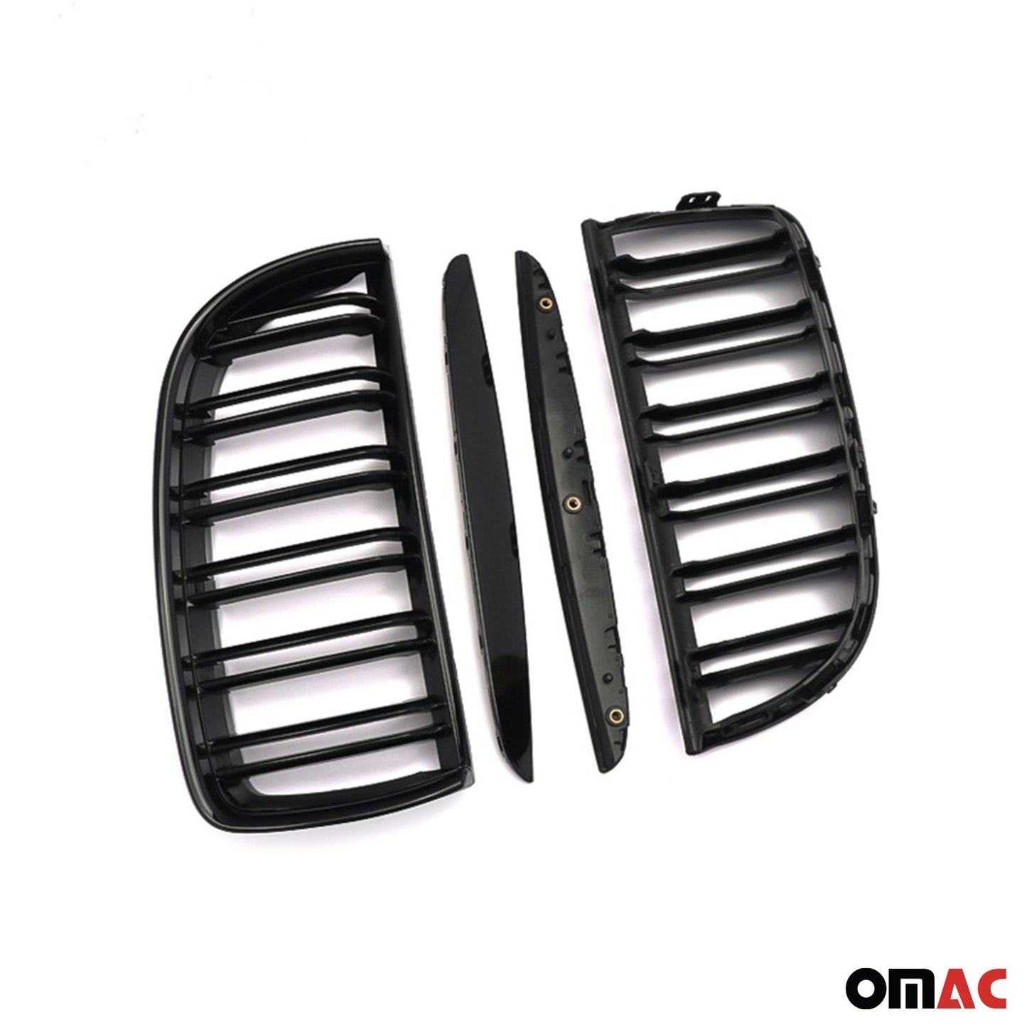 Nieren Grill Kühlergrill für BMW 3er E90 Limo 2004-2008 M3 Schwarz Glanz