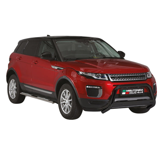 Bară de protecție/buton față pentru Range Rover Evoque 2016-2021, ø63mm, oțel, negru