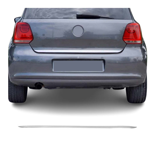 Kofferraumleiste Heckklappe Leiste für VW Polo 2009-2017 Chrom Gebürstet