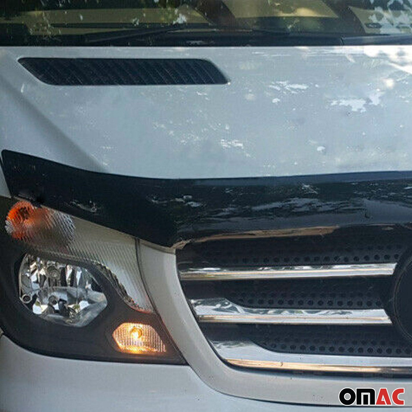 Motorhaube Deflektor Insektenschutz für Mercedes Sprinter W906 2013-2025 Dunkel
