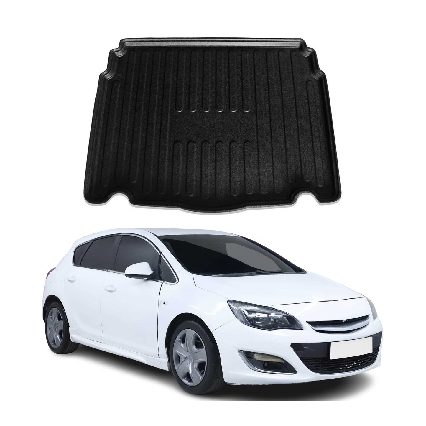 Kofferraumwanne Laderaumwanne für Opel Astra J 2010-2015 Schrägheck Gummi TPE