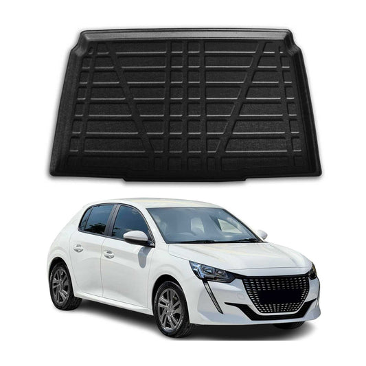 Protecție portbagaj/cargo pentru Peugeot 208 2020-2025, cauciuc TPE, negru