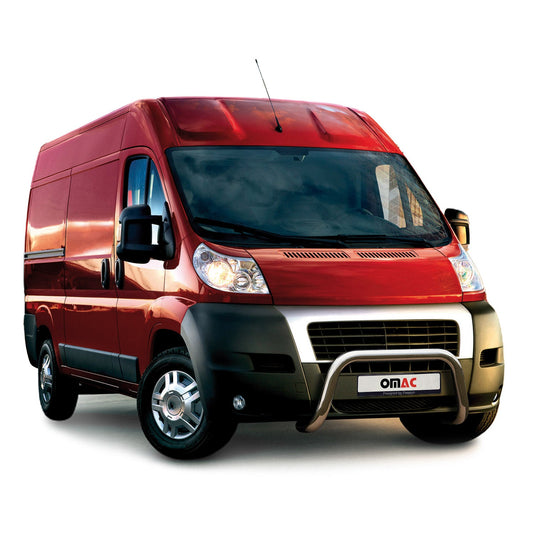 Bară de protecție față pentru Fiat Ducato 2006-2016 cu ABE (omologare de tip germană) Oțel Argintiu