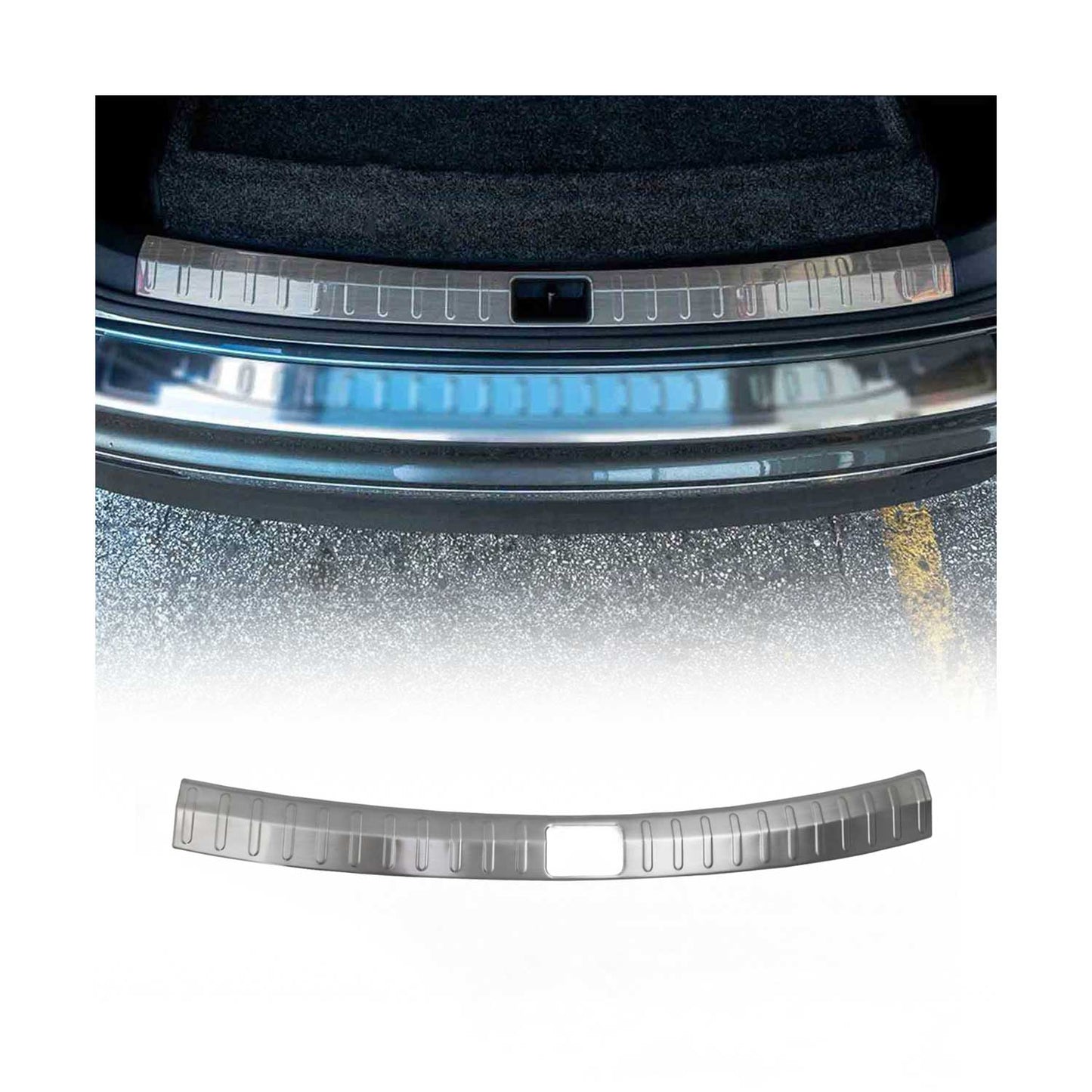 Protecție prag bară de protecție interioară pentru VW Tiguan Allspace 2016-2024, oțel inoxidabil