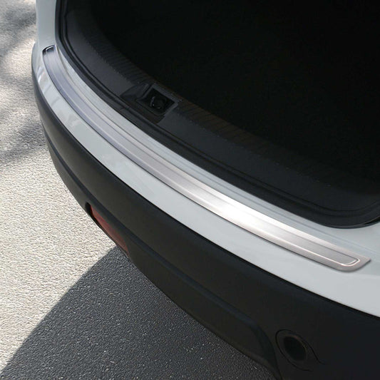 Ladekantenschutz Stoßstangenschutz für Nissan Qashqai +2 2008-14 Chrom Gebürstet