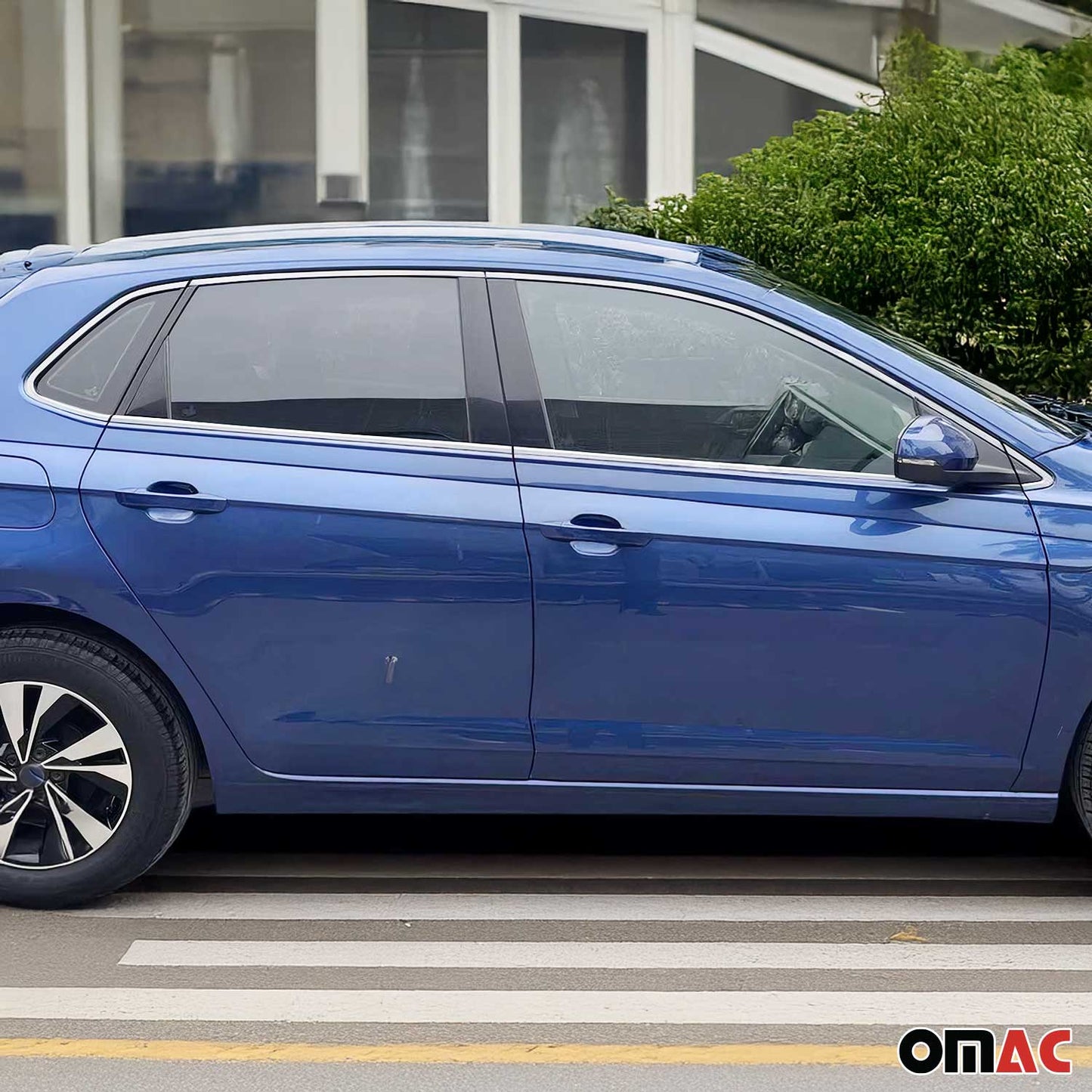 Fensterleisten Zierleisten für VW Polo 2017-2020 Edelstahl Chrom 14tlg