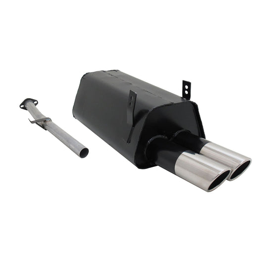 Novus Sportauspuff für BMW 3er E36 316 / 318 2x76mm SR-Design  mit ABE