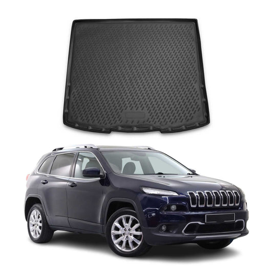 Covoraș portbagaj/tapițerie portbagaj pentru Jeep Cherokee 2013-2019, cauciuc TPE, negru