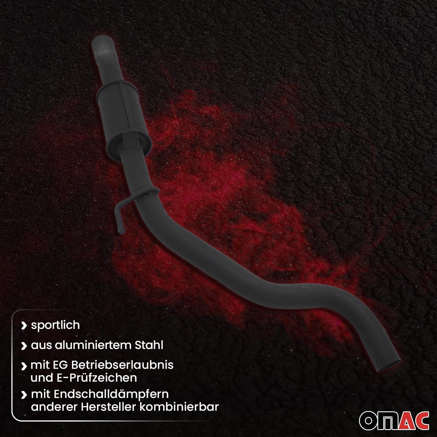 NOVUS Sport Vorschalldämpfer für VW Golf 2 Jetta 1.8 mit EG Betriebserlaubnis