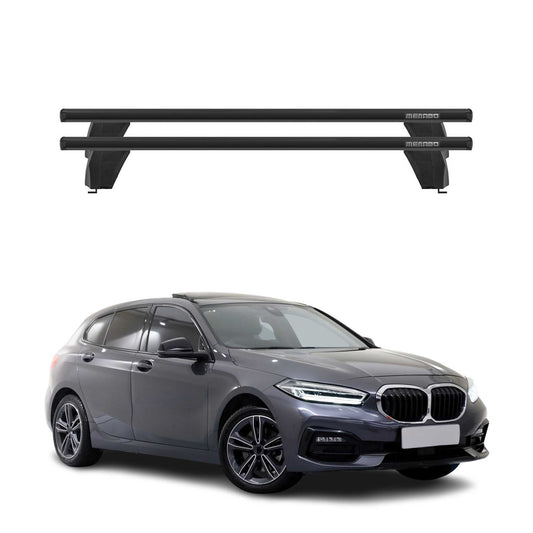 Menabo Dachträger Grundtäger für BMW 1er F40 2019-2024 75kg Alu Schwarz 2 tlg