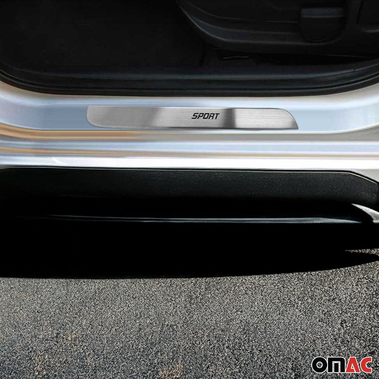 Einstiegsleisten Türschweller Sport für Volvo XC60 2017-2025 Edelstahl Silber 4x