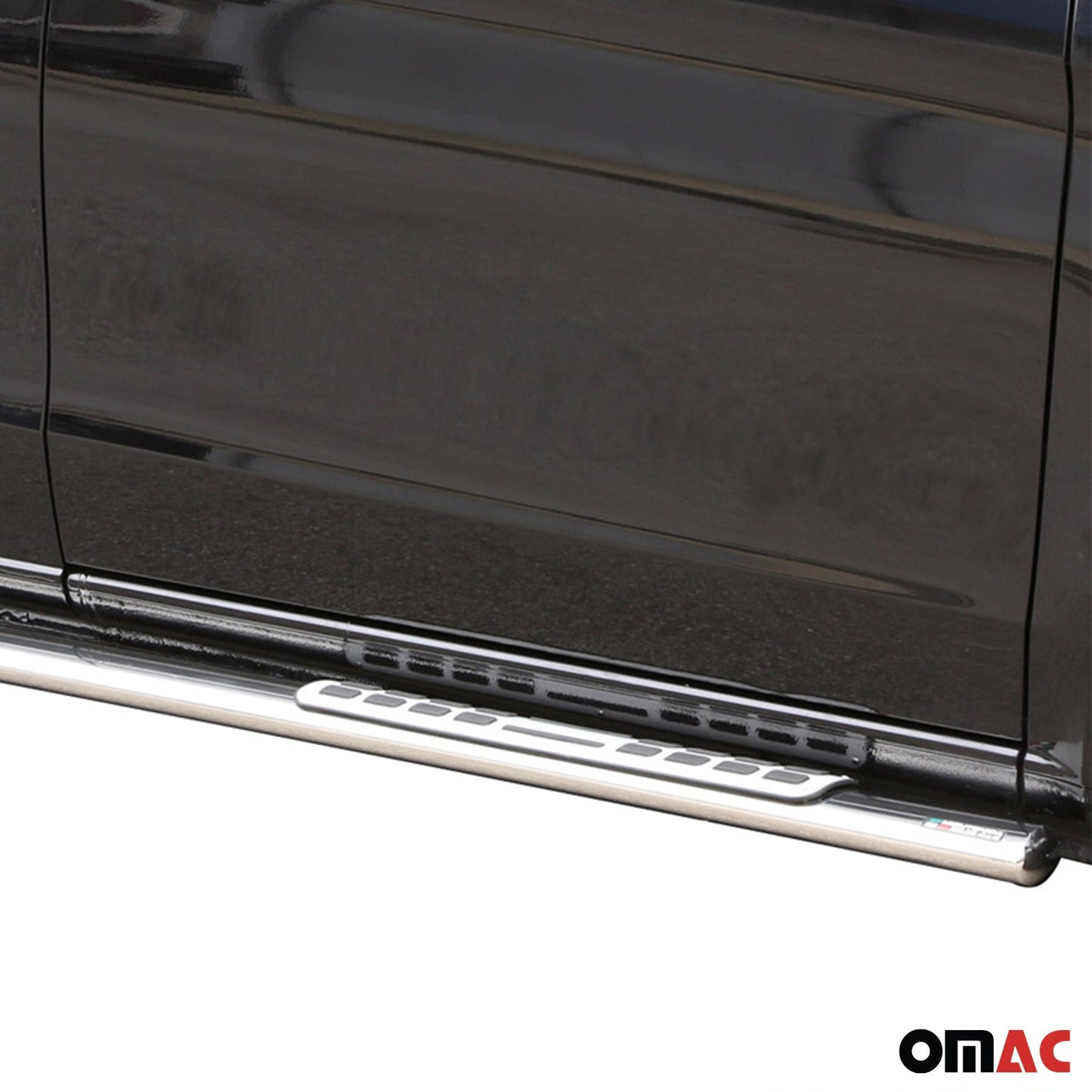 Stahl Schwellerrohre Trittbretter für Mercedes Vito Classe W447 2014-2025 Grau