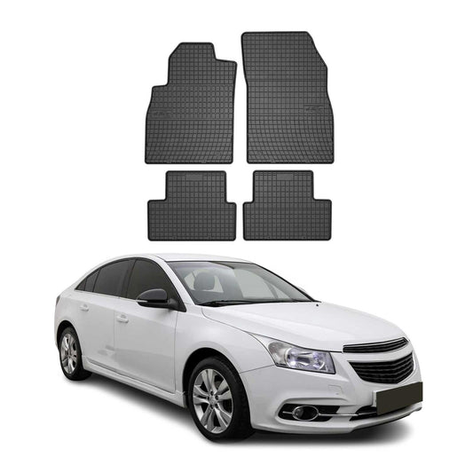 Covorașe de cauciuc Chevrolet Cruze 2012-2019, set de 4 piese, negru