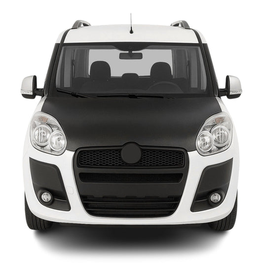 Haubenbra Bonnet Bra Steinschlagschutz für Fiat Doblo 2010-2014 Schwarz 1tlg