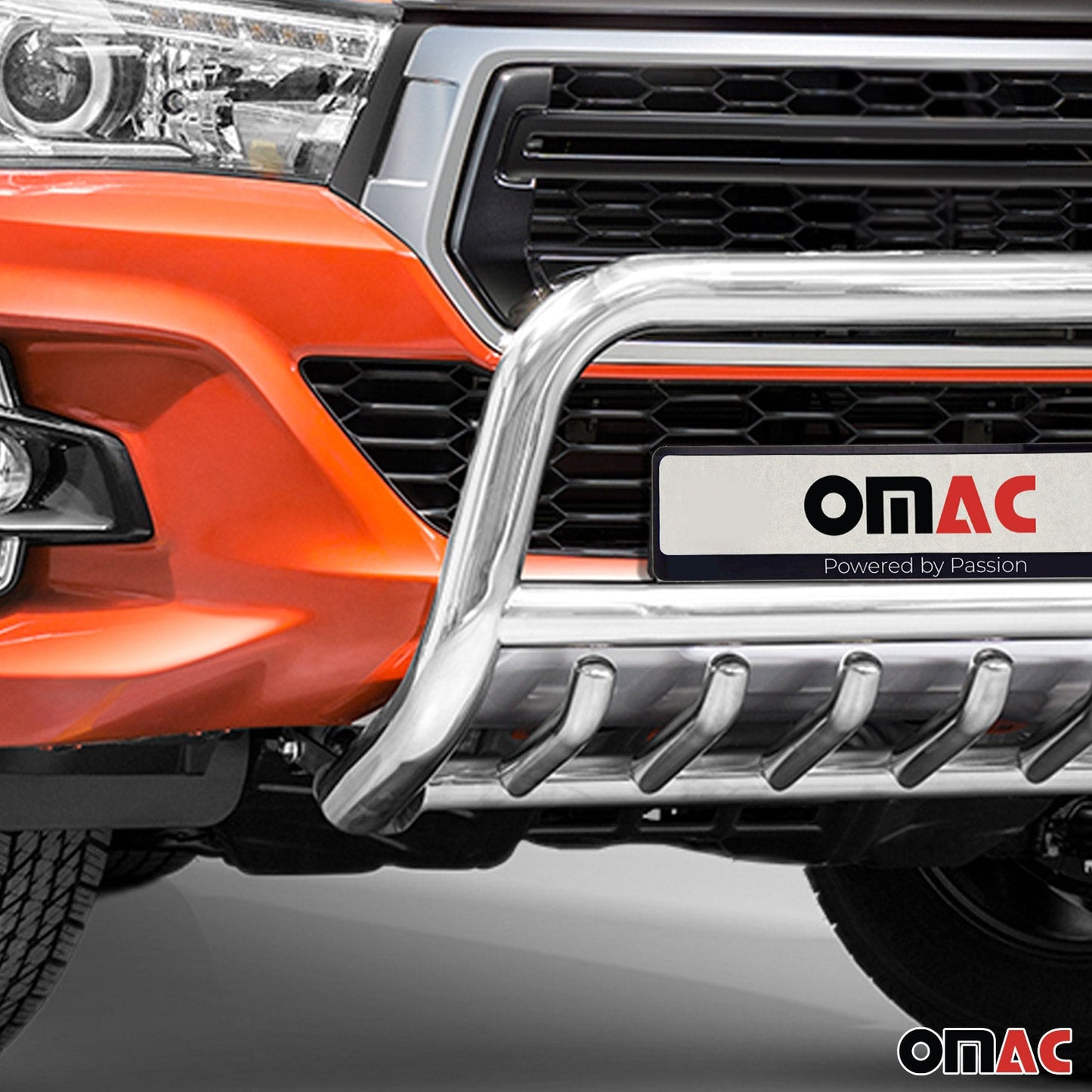 Bară de protecție față pentru Toyota Hilux 2018-2025 cu ABE (omologare de tip germană) Oțel Argintiu