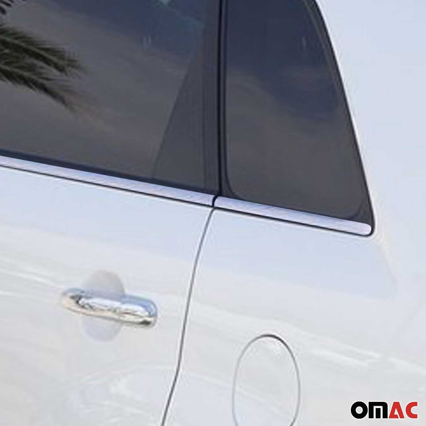 Fensterleisten Zierleisten für Kia Sorento 2010-2012 Edelstahl Chrome 4 tlg