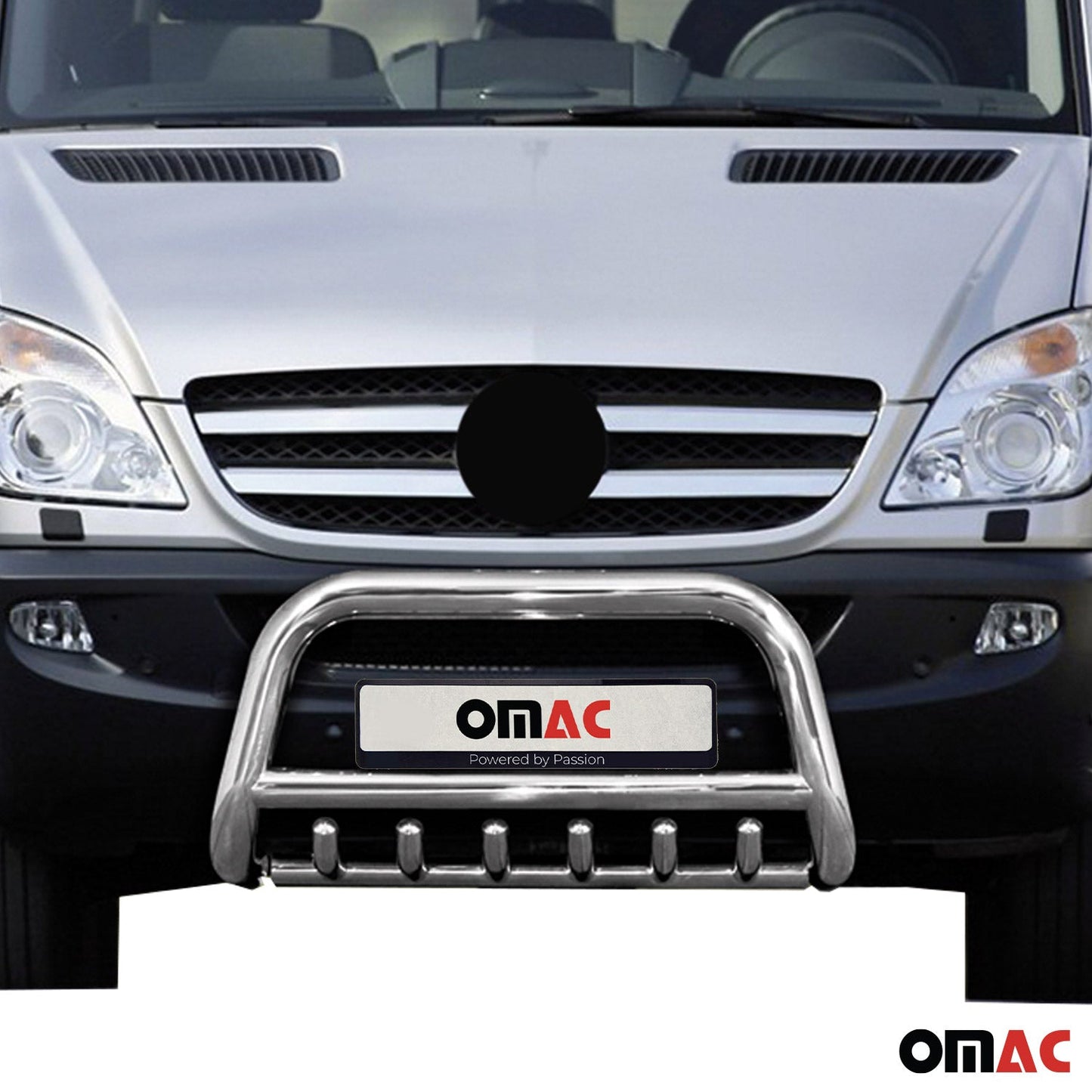 Bară de protecție față pentru Mercedes Sprinter 2006-2013 cu ABE (omologare de tip germană) Oțel Argintiu