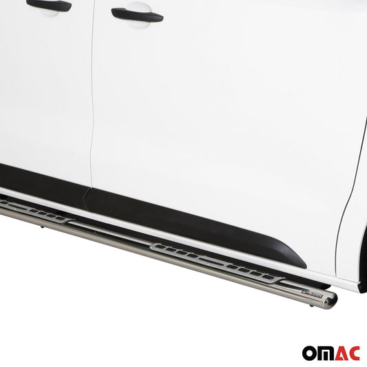 Stahl Seitenschweller Schwellerrohre für Peugeot Expert 2016-2025 L1 Kurzer Grau