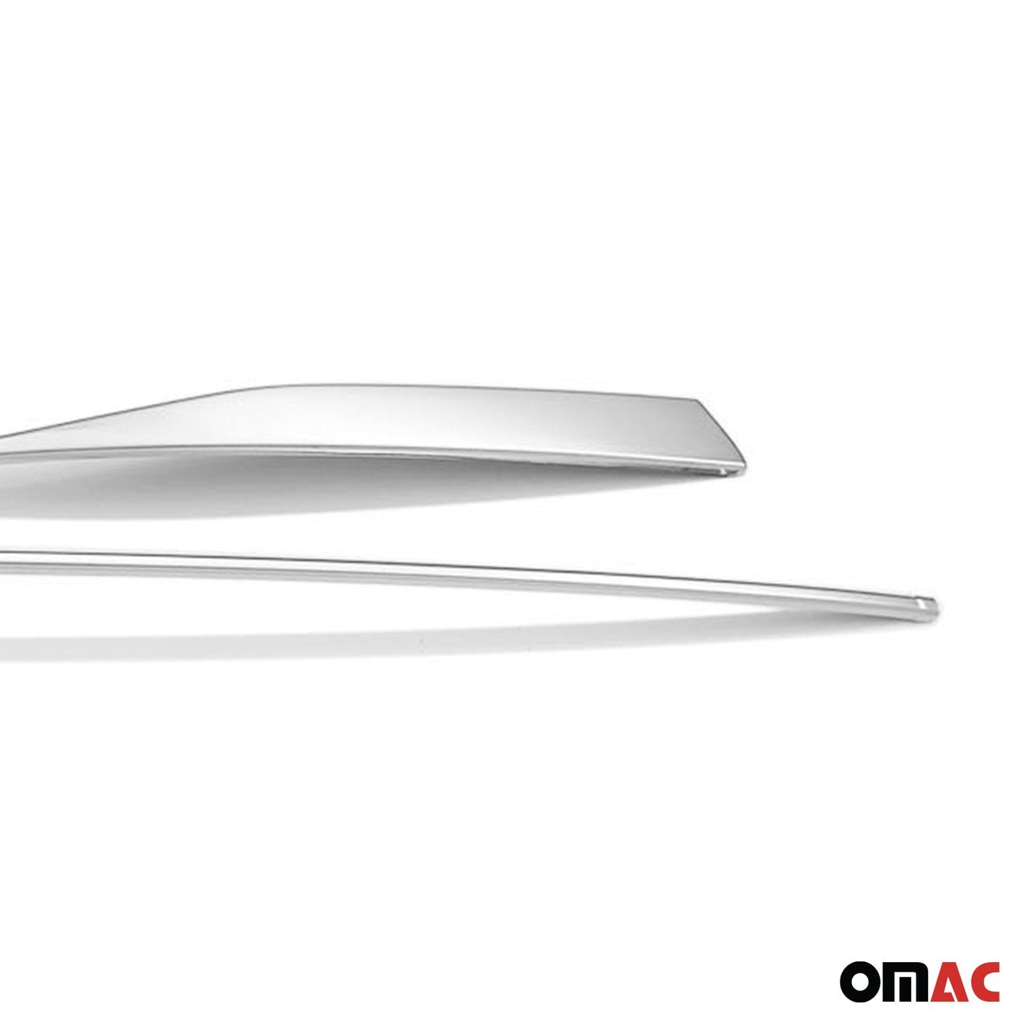 Benzi decorative grilă radiator pentru VW Golf 8 2019-2025, oțel inoxidabil, argintiu, set 3 piese