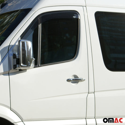 Osłona klamki, zaślepki klamek do Mercedesa Sprintera 2006-2018 2-drzwiowego ze stali nierdzewnej 4x