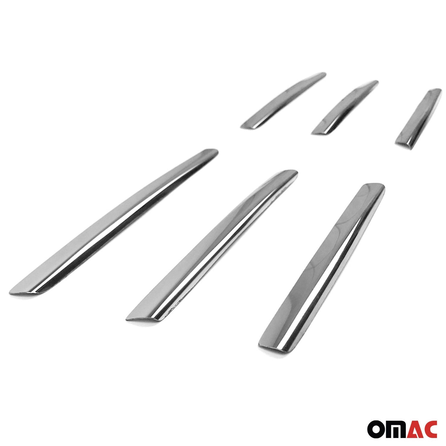 Kühlergrill Leisten Grillleisten für Audi A3 8L 1996-2000 Edelstahl Silber 6tlg