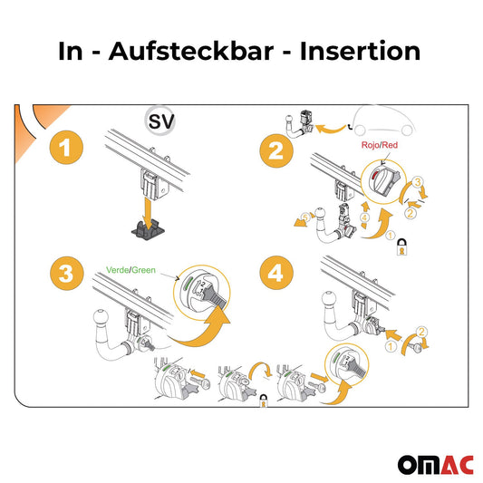 Aragon Anhängerkupplung E-Satz 13pin für Seat Toledo III 2012-2019 ABE