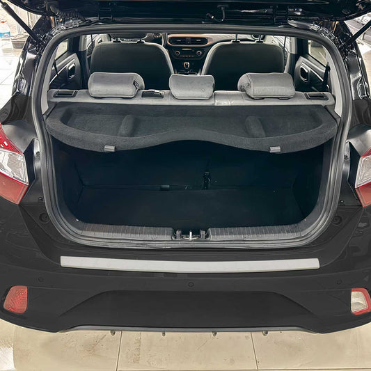 Ladekantenschutz Stoßstangenschutz für Hyundai i10 2019-2025 Edelstahl Gebürstet