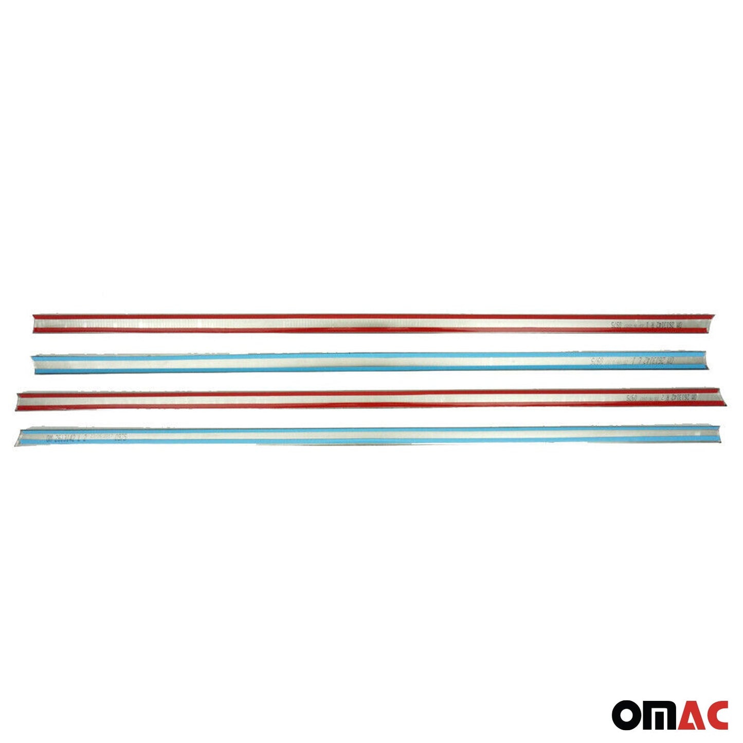 Benzi decorative pentru geamuri Ford Mondeo mk4 2007-2014, oțel inoxidabil cromat, 4 bucăți