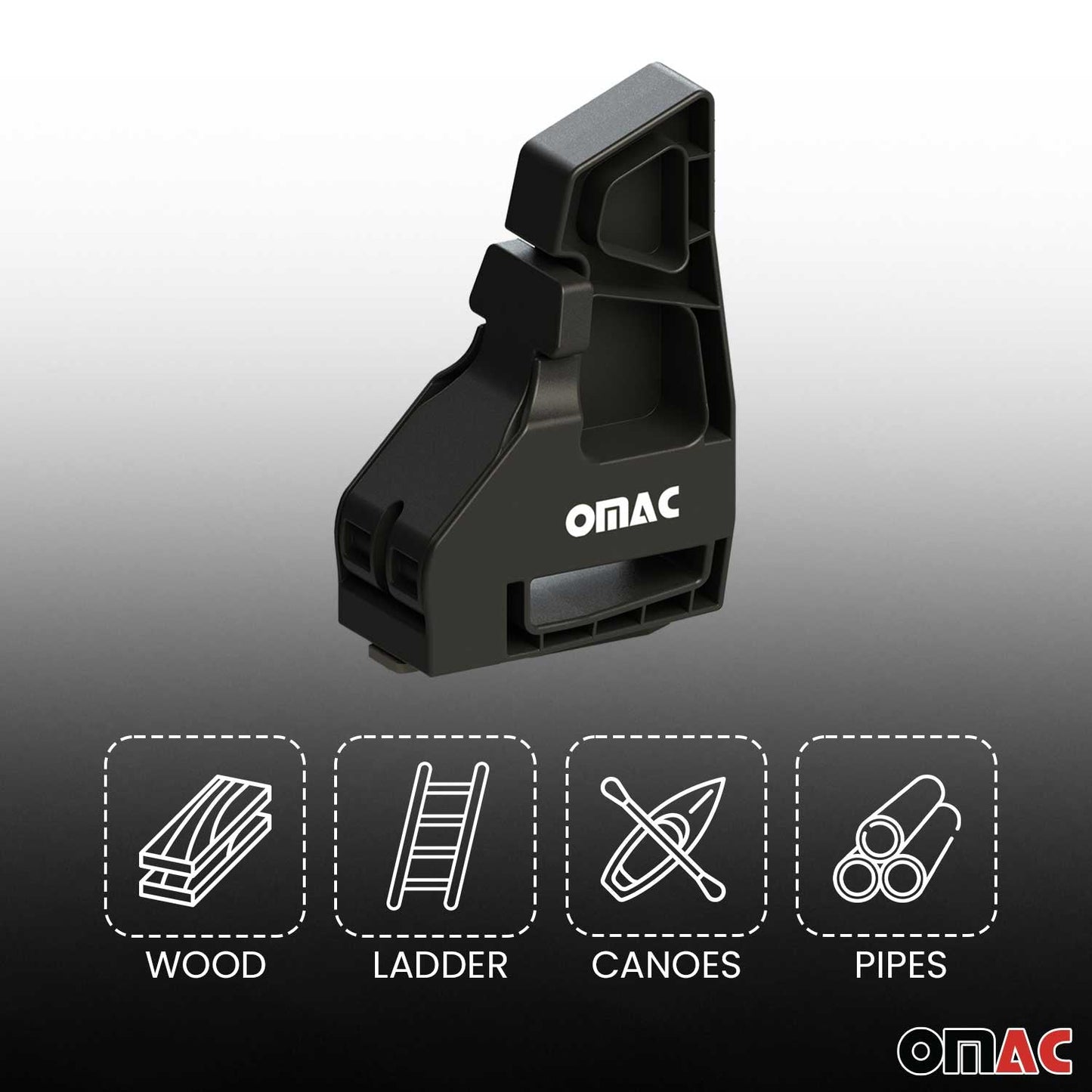 Ladungsbegrenzer Lastanschläge Load Stopper für Dachträger Einstellbar 4tlg