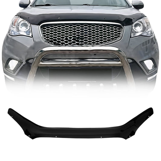 Motorhaube Deflektor Insektenschutz für Ssangyong Actyon 2010-2013 Dunkel