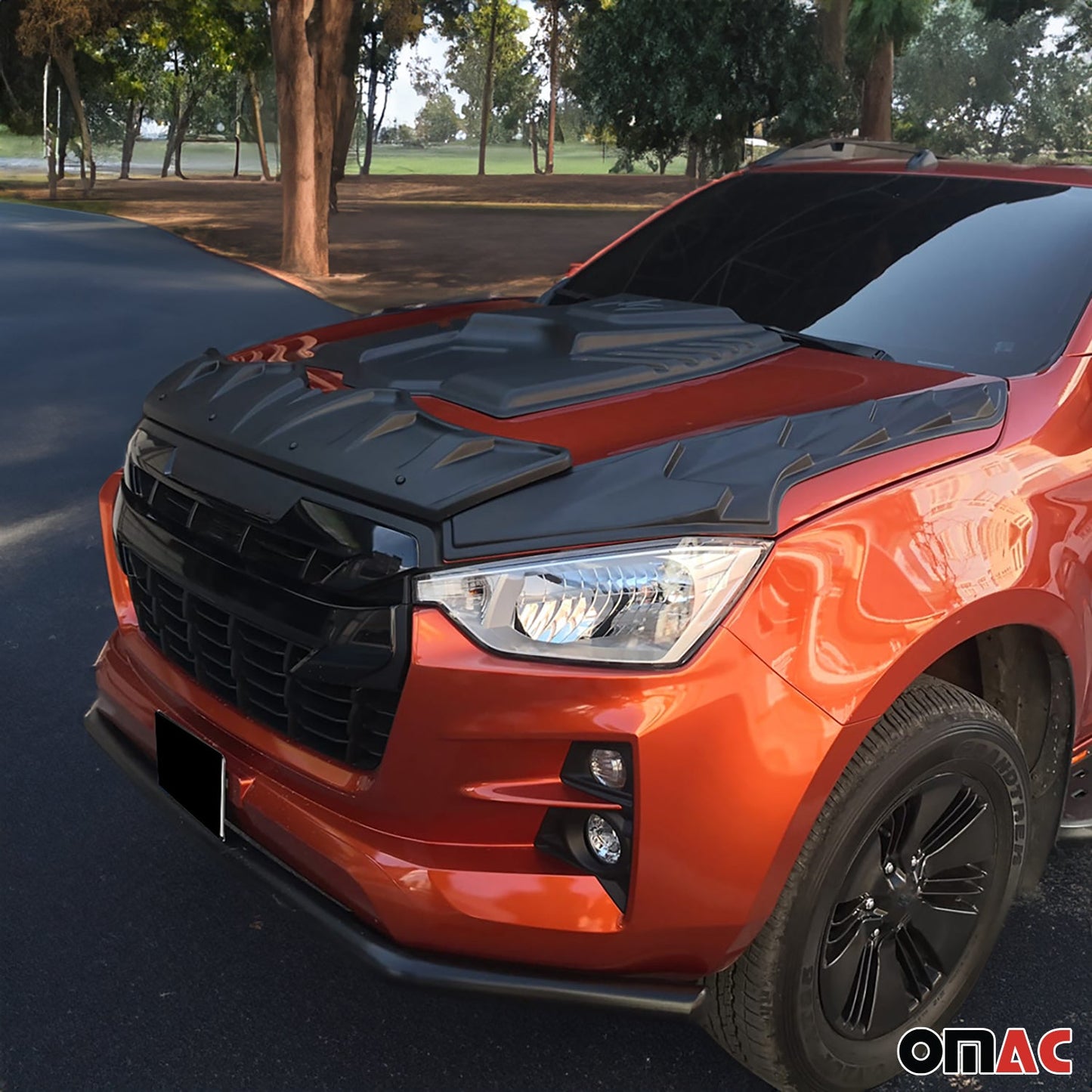 Motorhaube Deflektor Insekten Steinschlagschutz für Isuzu D-Max 2019-2025 Dunkel