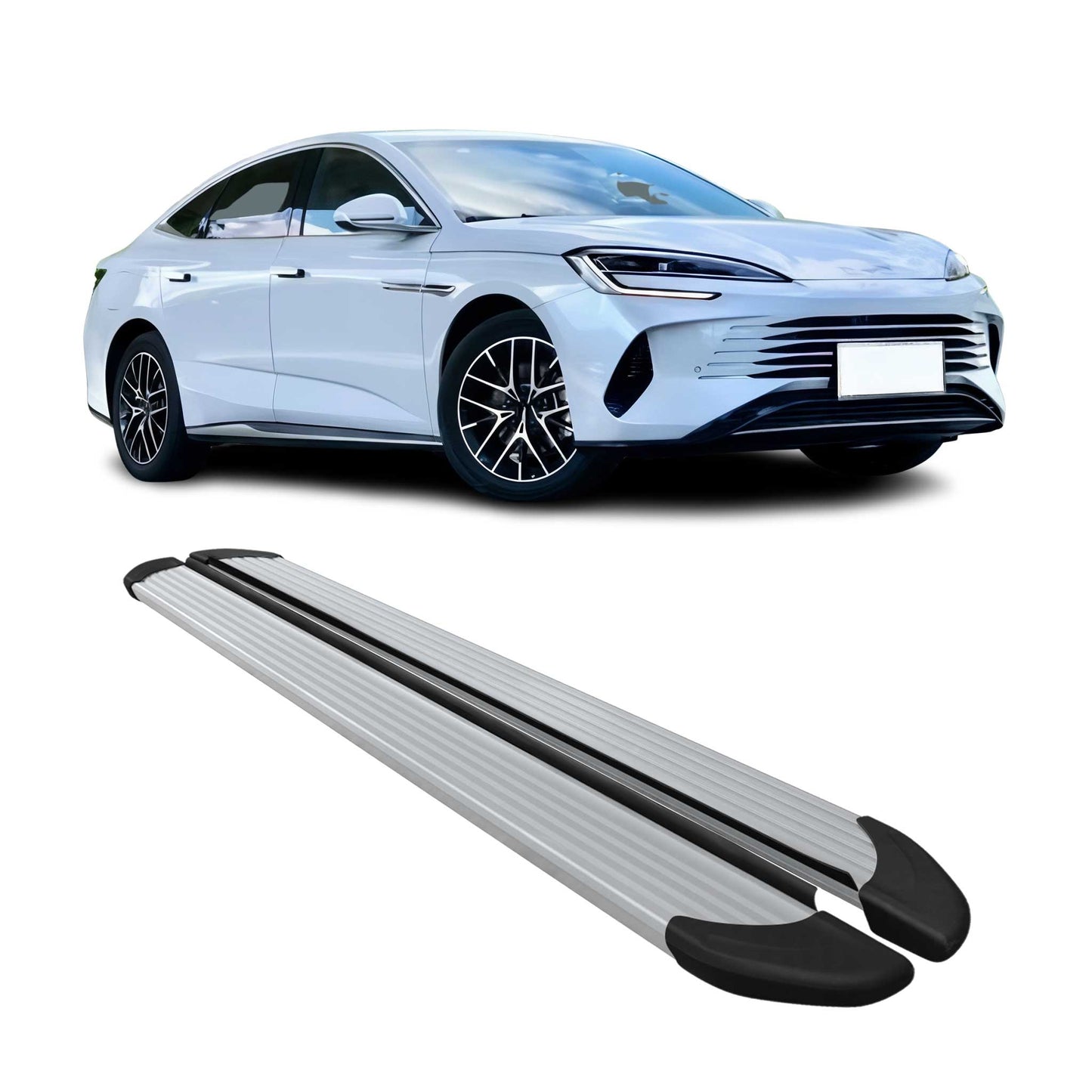 2023-2025 BYD Seal Trittbretter Seitenschweller Seitenbretter Aluminium Silber