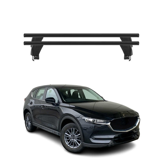 Menabo Dachträger Grundtäger für Mazda CX-5 2017-2025 50kg Alu Schwarz 2 tlg