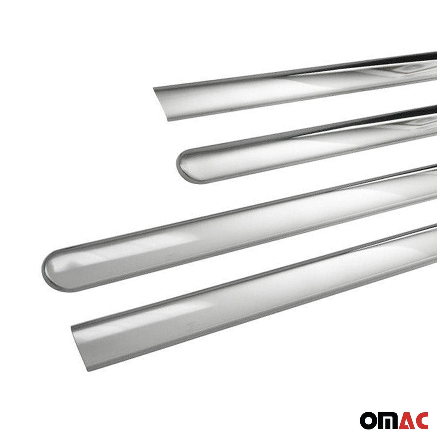 Seitentürleiste Türleisten Türschutzleiste für Opel Corsa C 2000-2006 Chrom 4x