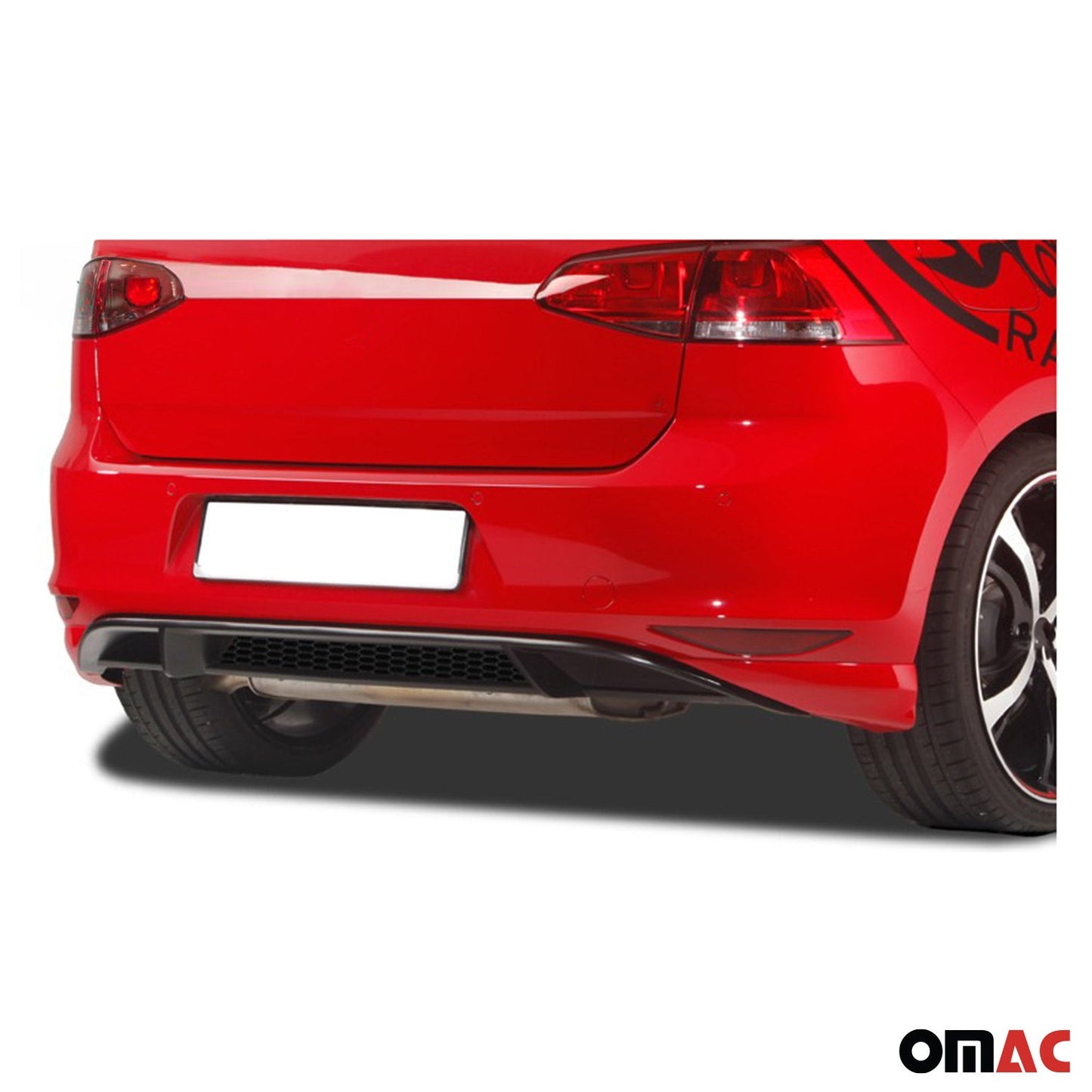 RDX Heckschürzenansatz Diffuser für VW Golf VII HB 2012-2023 Unlackiert