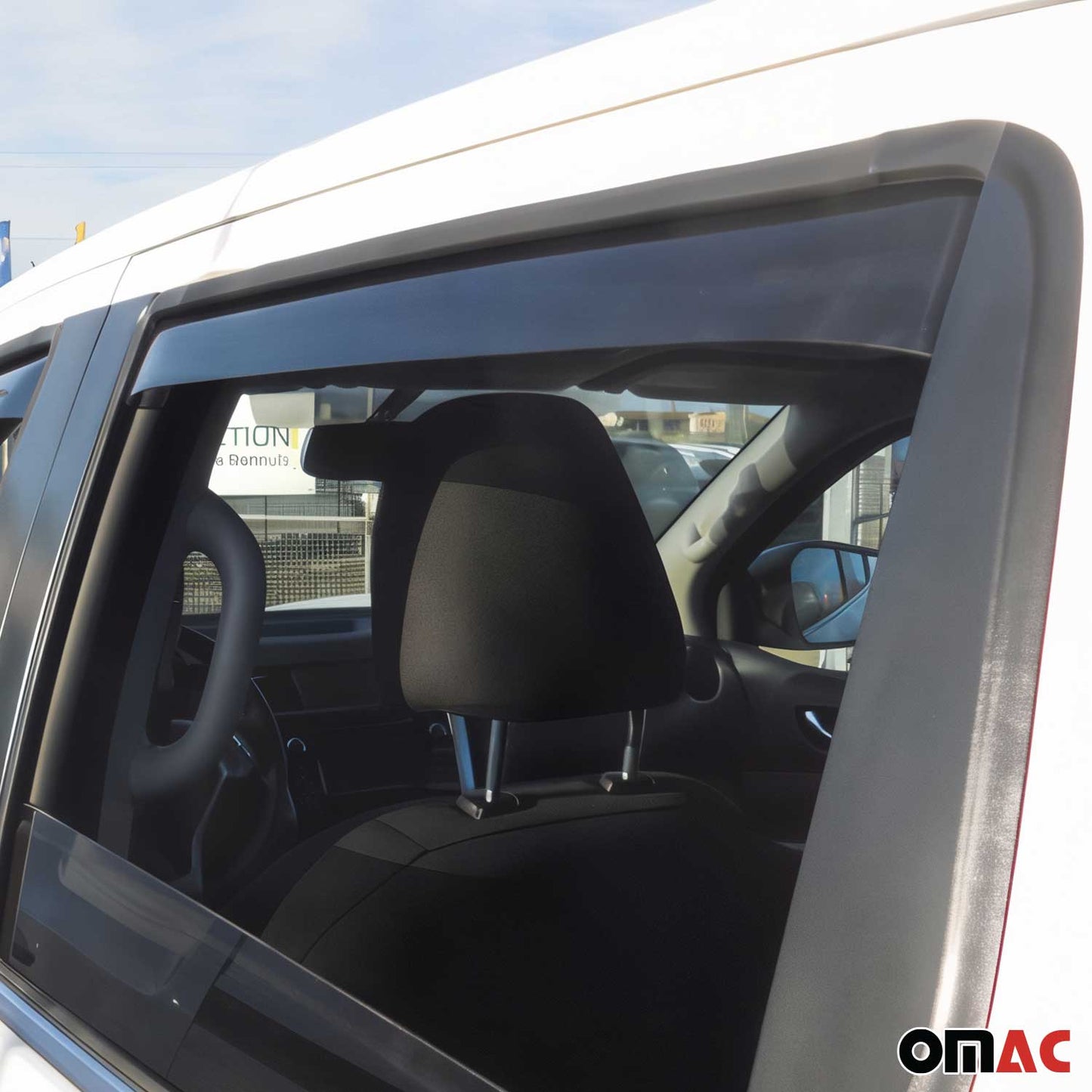 Windabweiser Regenabweiser für Renault Alaskan 2017-2025 Dunkel Acryl 4tlg